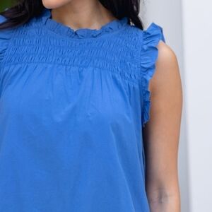 &Merci Blue Sleeveless Dress XL